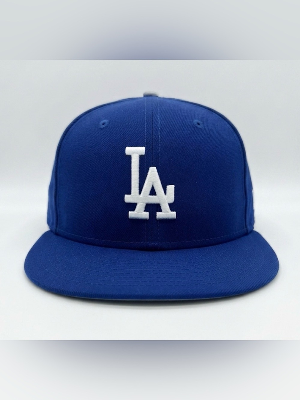New Era Los Angeles Dodgers 59FIFTY Fitted Hat Size 7 1/4 Blue Official On-Field